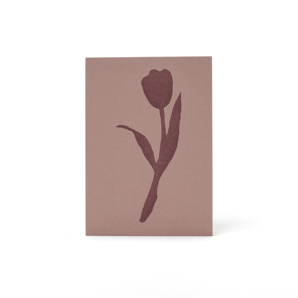 Tulip  Letterpress Card <br>Pink - Esme Winter